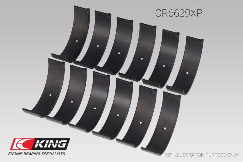 King Engine Bearings Mitsubishi 6G72 (Size 0.25) Connecting Rod Bearing Set