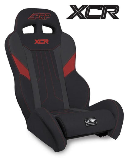 PRP Seats PRP Polaris RZR XCR Suspension Seat Black & Red