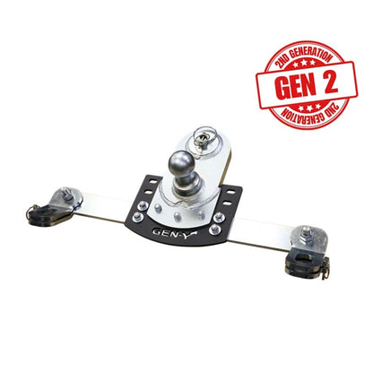 GEN-Y Hitch Gen-Y 20-24 GM Short/Long Bed GoosePuck II 5in Offset Ball Puck Mount 25K TW w/Safety Chain Anchors