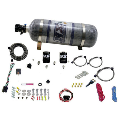 Nitrous Express 10-15 Chevrolet Camaro (5th Gen) Single Nozzle Nitrous Kit (35-150HP) w/Comp Bottle