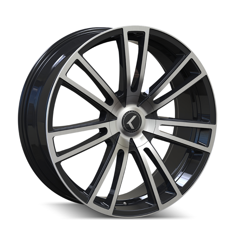 Kraze Wheels Kraze KR183 Spectra 18x8 / 5x110/127 BP / 40mm Offset / 72.62mm Hub Gloss Black Machined Wheel