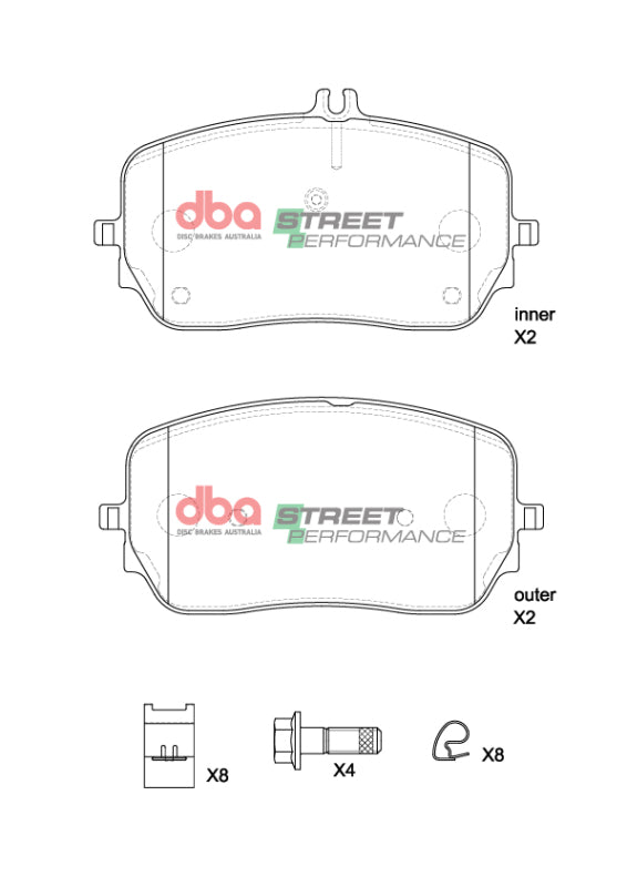 DBA 2021+ Mercedes-Benz GLE53 AMG 4Matic SP Performance Front Brake Pads