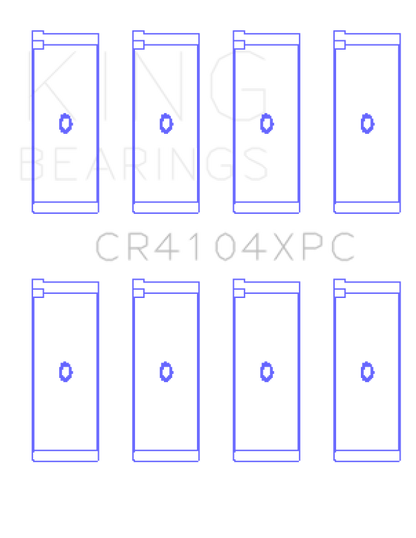 King Engine Bearings Audi/VW 83-03 1.6L/1.8L/2.0L Performance Coated Rod Bearing Set