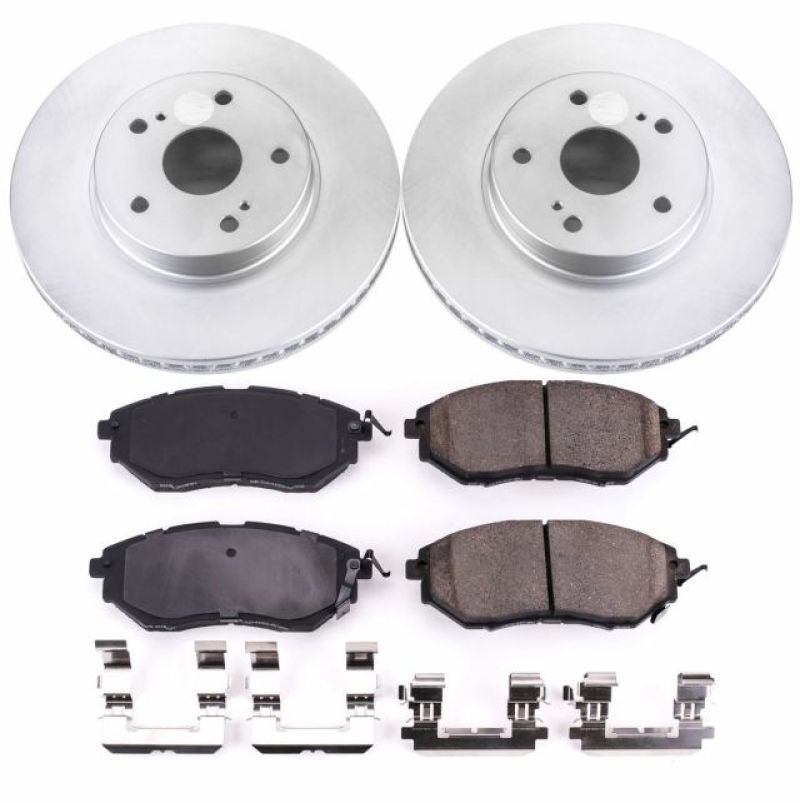 PowerStop Power Stop 2015 Subaru Legacy Front Z17 Evolution Geomet Coated Brake Kit