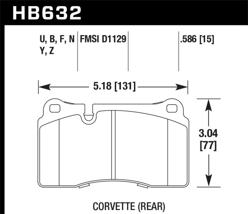 Hawk Performance Hawk 2005 Aston Martin DB9 LTS Street Front Brake Pads