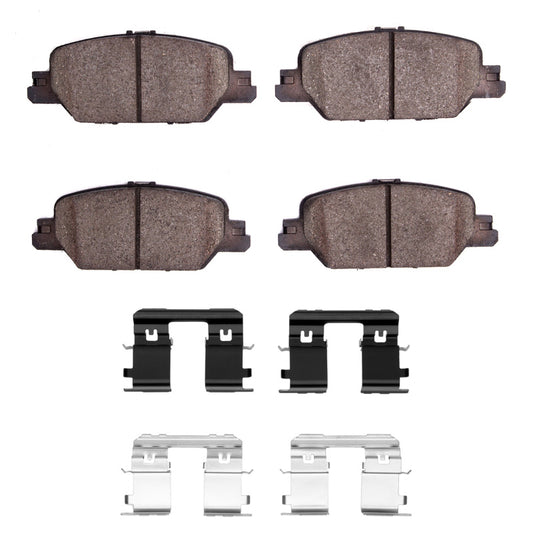R1 Concepts R1 2017-2025 Honda CR-V Rear R1 Ceramic Pads & Hardware Kit
