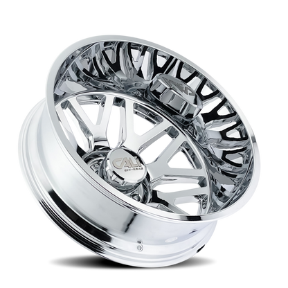 Cali Off-Road 9115D Invader Dually 24x8.25 / 8x200 BP / -232mm Offset / 142mm Hub Chrome Wheel