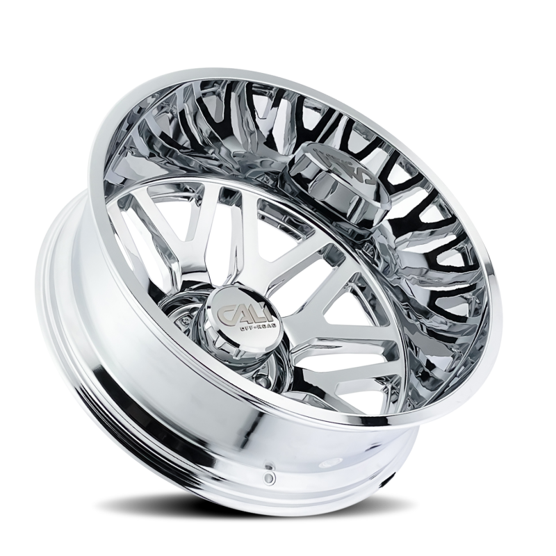 Cali Off-Road 9115D Invader Dually 22x8.25 / 8x200 BP / -192mm Offset / 142mm Hub Chrome Wheel