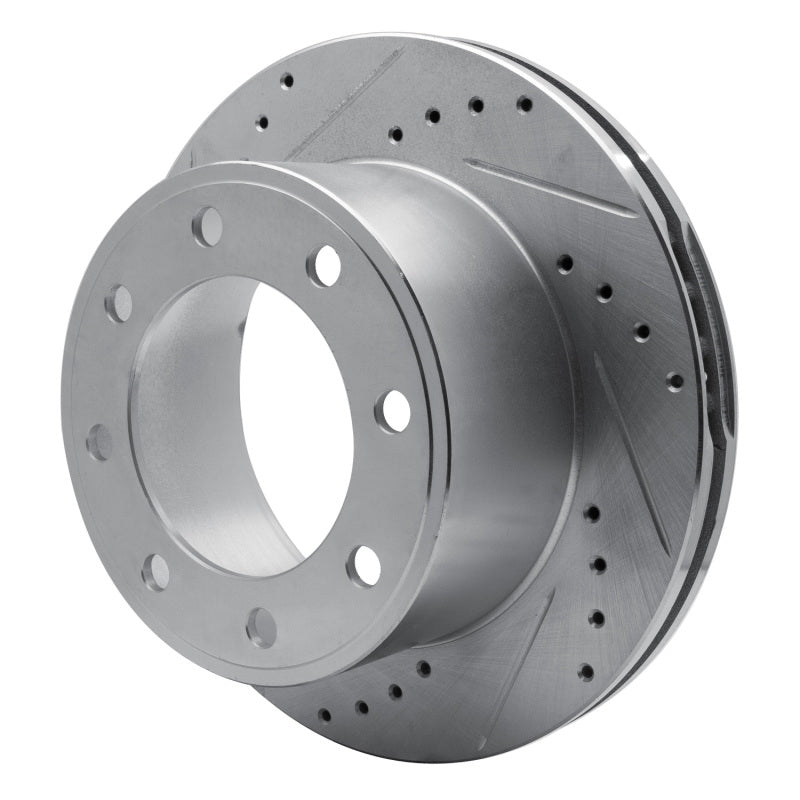 R1 Concepts R1 05-12 Ford F-250 2WD (Super Duty) Rear Left Drilled & Slotted Silver Brake Rotor