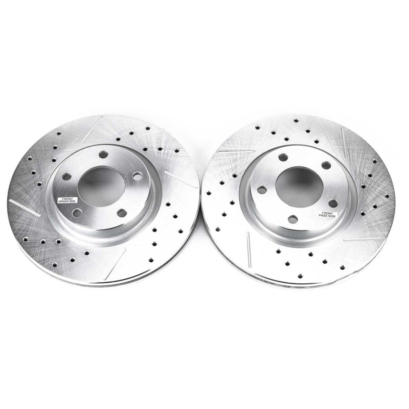 PowerStop Power Stop 04-13 Mazda 3 Front Evolution Drilled & Slotted Rotors - Pair