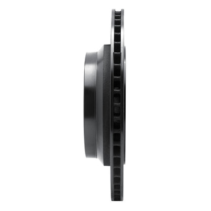 R1 Concepts R1 07-17 Lexus LS460 Rear Right Drilled & Slotted Black Brake Rotor