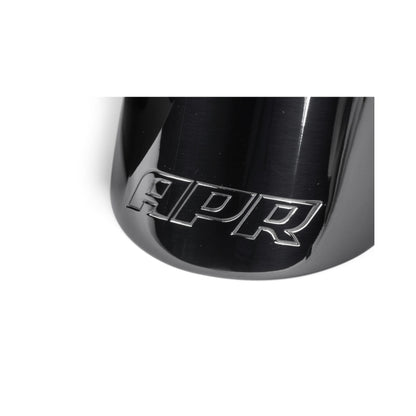 APR Double-Walled 3.5in Slash-Cut Tips - Diamond Black - Set of 2