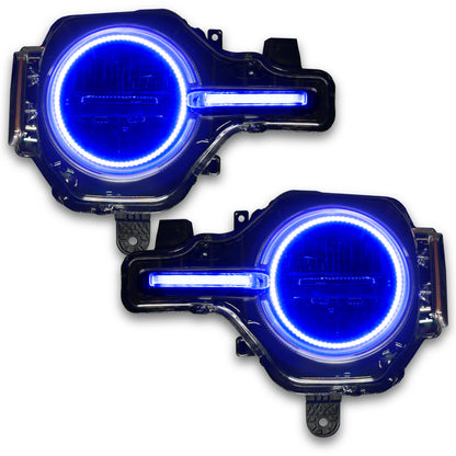 ORACLE Lighting Oracle 21-22 Ford Bronco Headlight Halo Kit w/DRL Bar - Base Headlights -w/2.0 Controller
