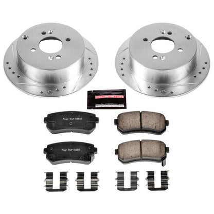 PowerStop Power Stop 06-07 Hyundai Accent Rear Z23 Evolution Sport Brake Kit