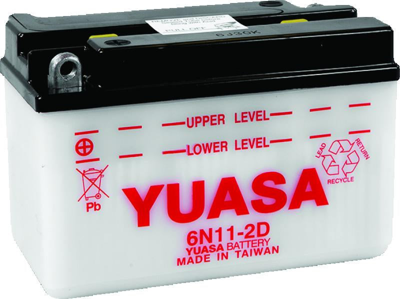 Yuasa Battery Yuasa 6N11-2D Conventional 6-Volt Battery