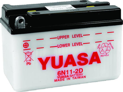 Yuasa Battery Yuasa 6N11-2D Conventional 6-Volt Battery