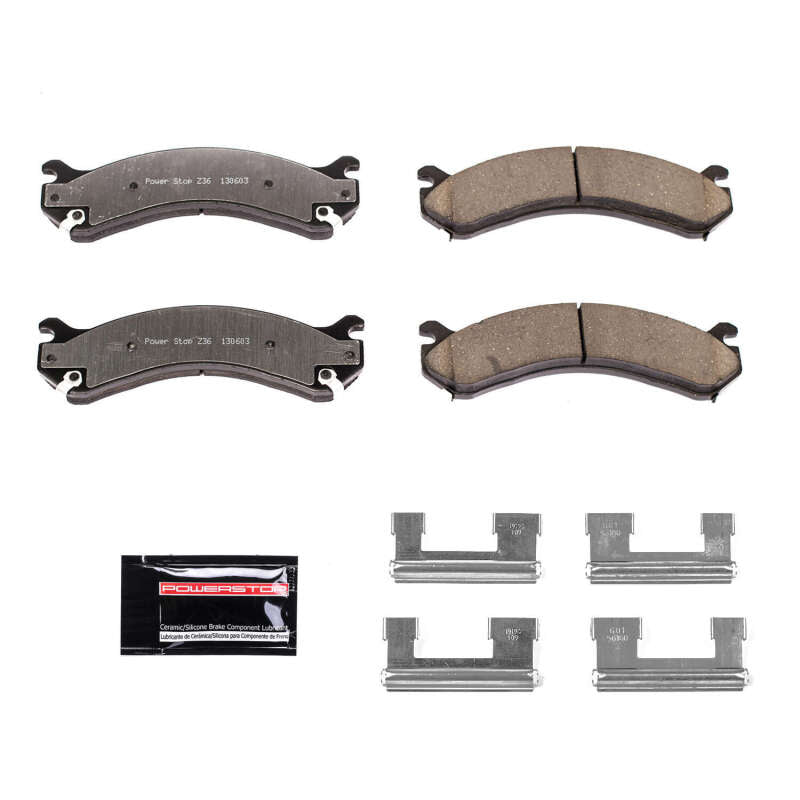 PowerStop Power Stop 01-06 Chevrolet Silverado 3500 Rear Z36 Truck & Tow Brake Pads w/Hardware