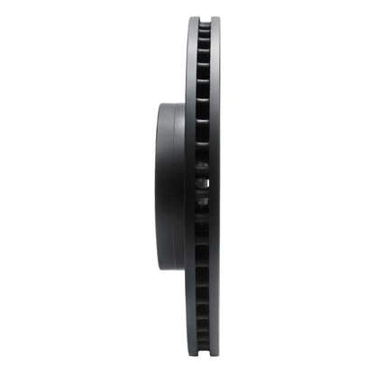 R1 Concepts R1 14-25 Cadillac CT6 Front Right Drilled & Slotted Black Brake Rotor