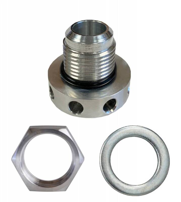 Granatelli Motor Sports Granatelli -12AN Male Insert Billet Valve Cover Breather