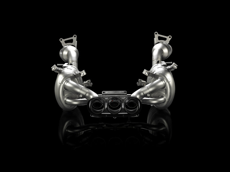 Akrapovic Akrapovic 10-15 Ferrari 458 Italia/458 Spyder Slip-On Line (Titanium) w/ Carbon Tips