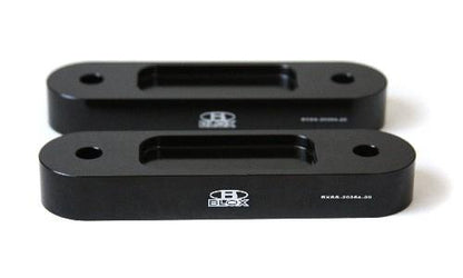 BLOX Racing BLOX Honda S2000 Racing Front 20mm Thick Spacer Bump Steer Kit - Black (Lowered 1in and more)