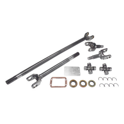 Yukon Gear & Axle USA Standard 4340 Chrome-Moly Replacement Axle Kit For TJ/XJ/YJ/WJ/Zj Front / Dana 30 / 27 Spline