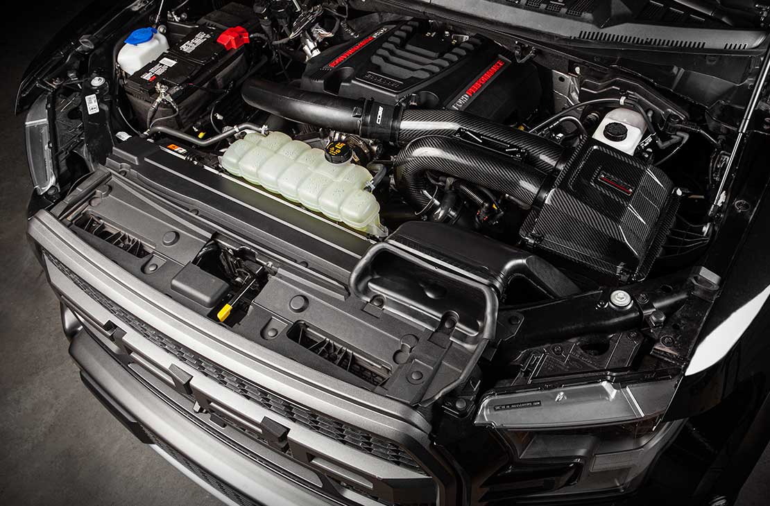 COBB FOR0060S20BK-TCM-RED FORD STAGE 2 REDLINE CARBON FIBER POWER PACKAGE BLACK WITH TCM F-150 ECOBOOST 3.5L 2017-2019