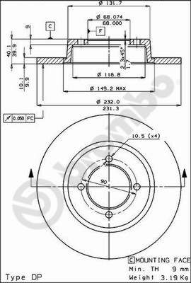 WABCO 12999733VT Disc Brake Caliper Repair Kit