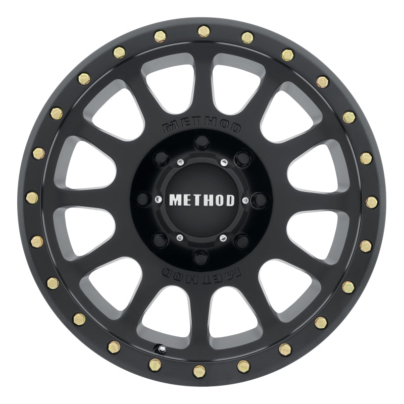 Method Wheels Method MR305 NV 17x8.5 0mm Offset 8x6.5 130.81mm CB Matte Black Wheel
