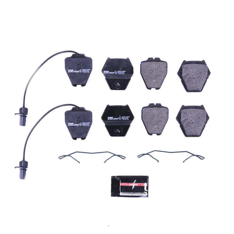PowerStop Power Stop 13-16 Audi allroad Euro-Stop ECE-R90 Rear Brake Pads