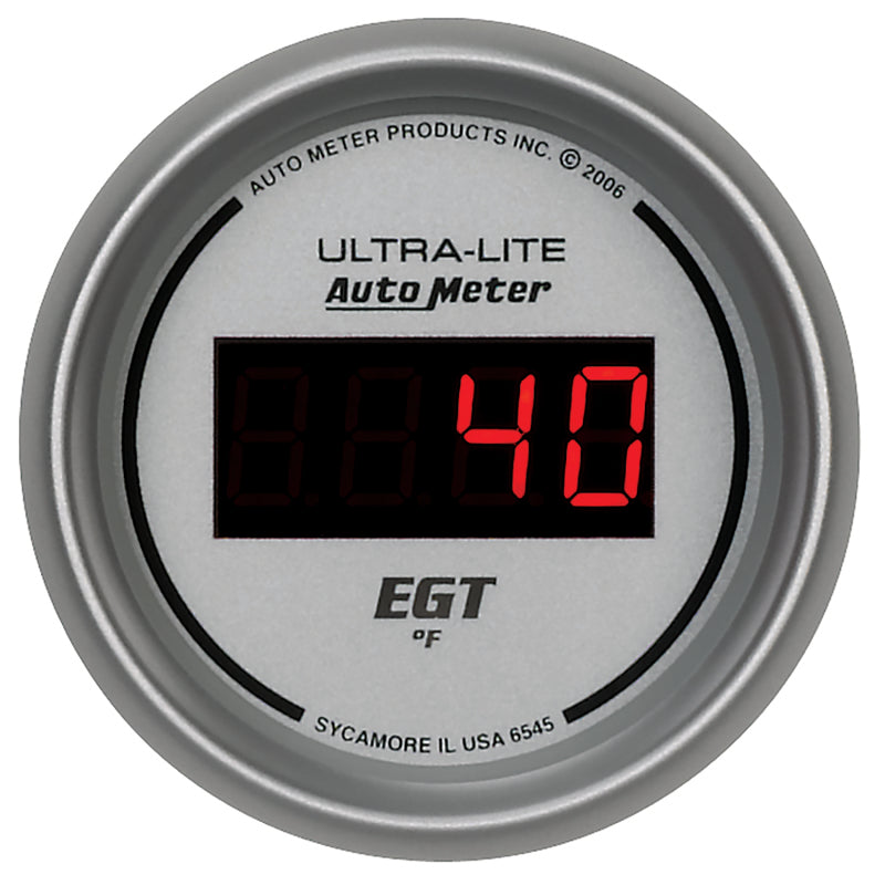 Autometer Ultra-Lite 52MM 0-2000 Degree Digital Pyrometer