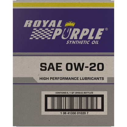 Royal Purple Premium Synthetic High Performance Multi-Grade 0W20 Motor Oil - 1 Quart