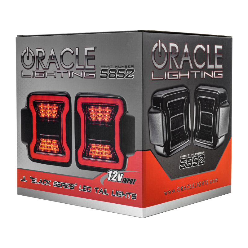 ORACLE Lighting Oracle Jeep Wrangler JL Black Series LED Tail Lights