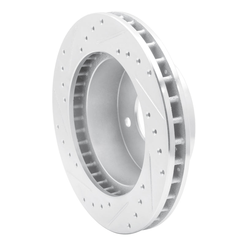 R1 Concepts R1 90-02 Chevrolet ASTRO Front Right Drilled & Slotted Silver Brake Rotor