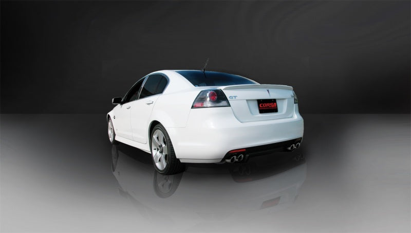 CORSA Performance Corsa 2008-2009 Pontiac G8 GXP 6.0L V8 Polished Sport Cat-Back + XO Exhaust