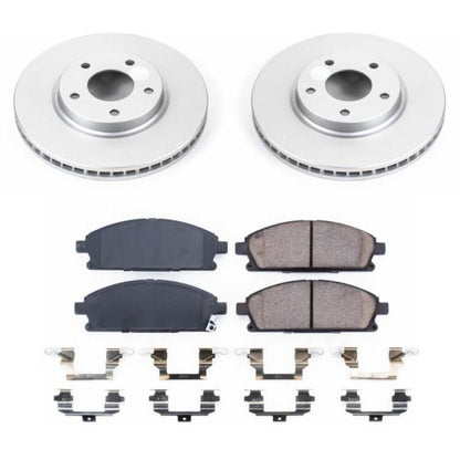 PowerStop Power Stop 04-09 Nissan Quest Front Z17 Evolution Geomet Coated Brake Kit