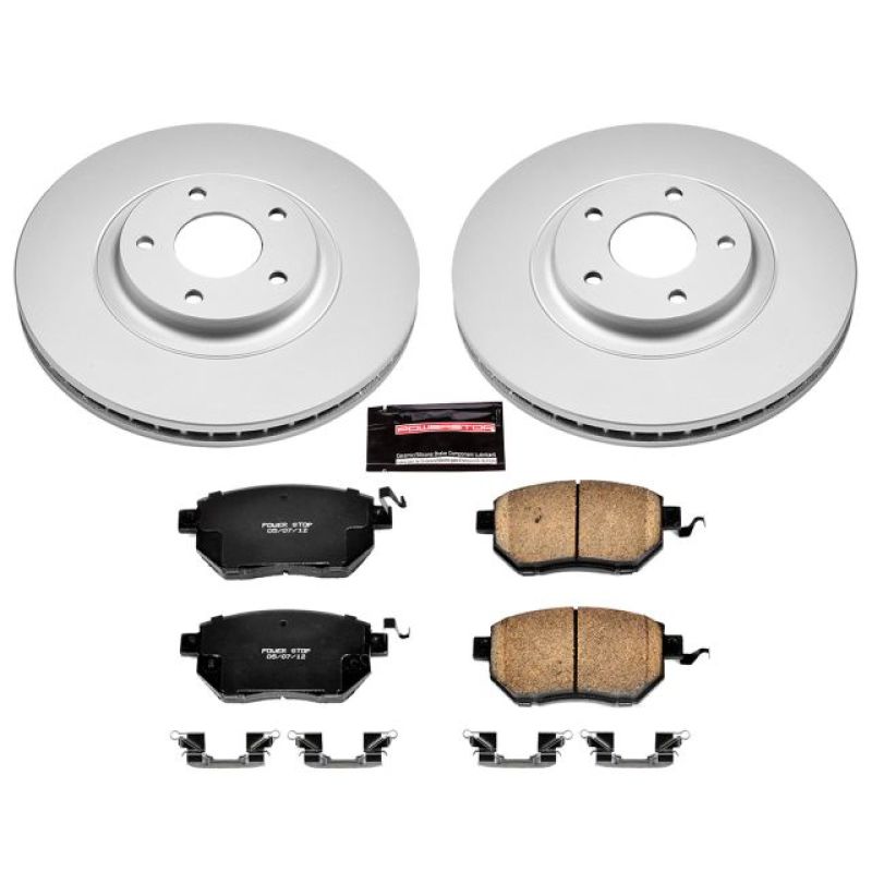 PowerStop Power Stop 03-05 Infiniti FX35 Front Z17 Evolution Geomet Coated Brake Kit