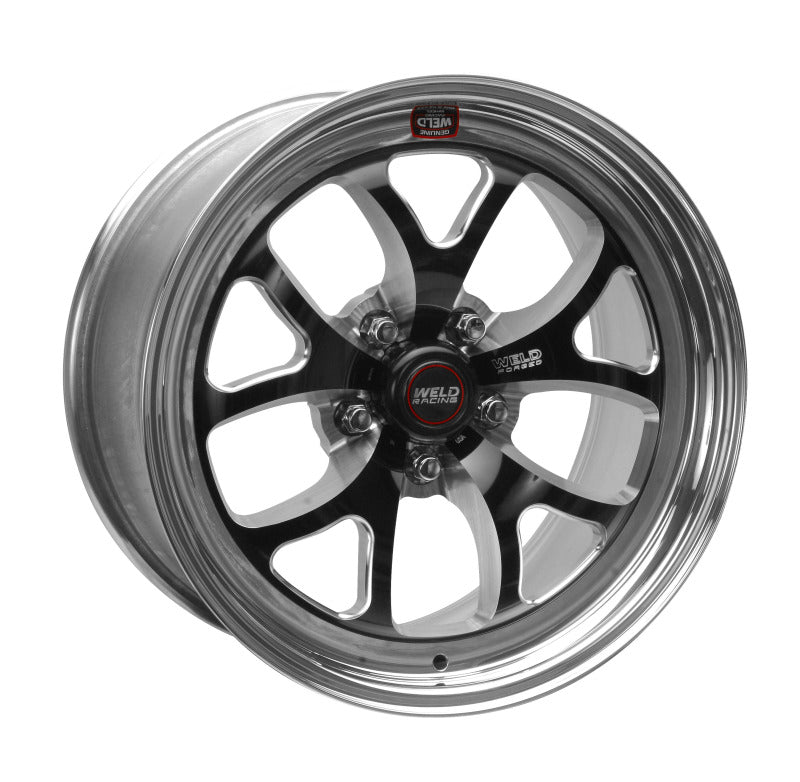 Weld S76 17x10 / 5x115mm BP / 5.2in. BS Black Wheel (High Pad) - Non-Beadlock