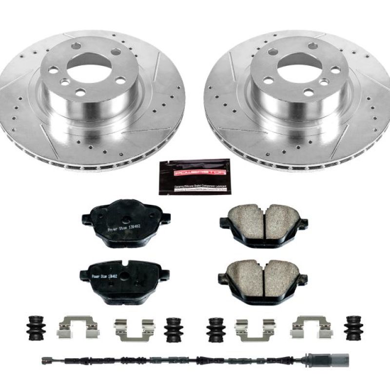 PowerStop Power Stop 11-17 BMW X3 Rear Z23 Evolution Sport Brake Kit