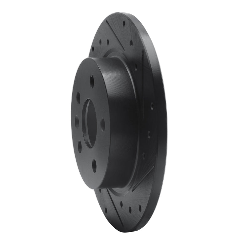 R1 Concepts R1 11-22 Buick Encore Rear Right Drilled & Slotted Black Brake Rotor