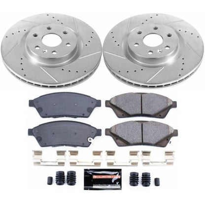 PowerStop Power Stop 10-16 Cadillac SRX Front Z23 Evolution Sport Brake Kit