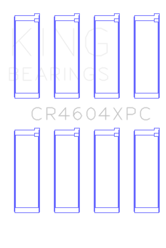 King Engine Bearings King Ford 2.3L Duratec Mazda L3-VDT MZR Turbo (Size 0.05) pMaxLote Connecting Rod Bearing Set