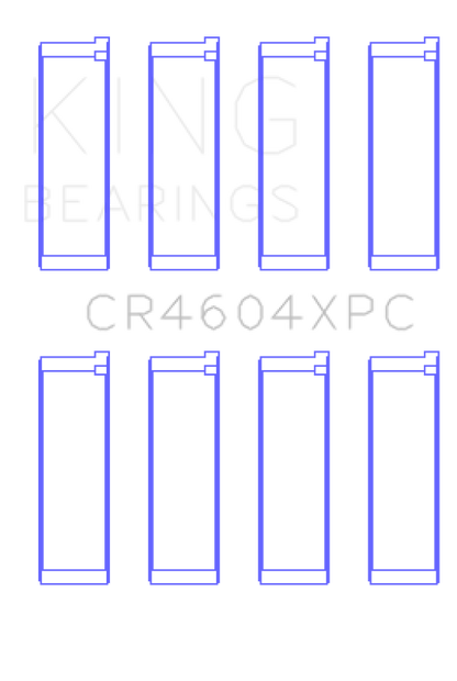 King Engine Bearings Ford 2.3L Duratec Mazda L3-VDT MZR Turbo (Size 0.26) Connecting Rod Bearing Set