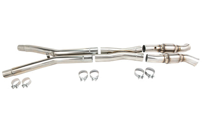 Kooks Headers Kooks 05-08 Chevy Corvette C6 LS2/LS3 6.0L/6.2L 3in x 2.5in GREEN Cat SS X-Pipe Kooks HDR Req