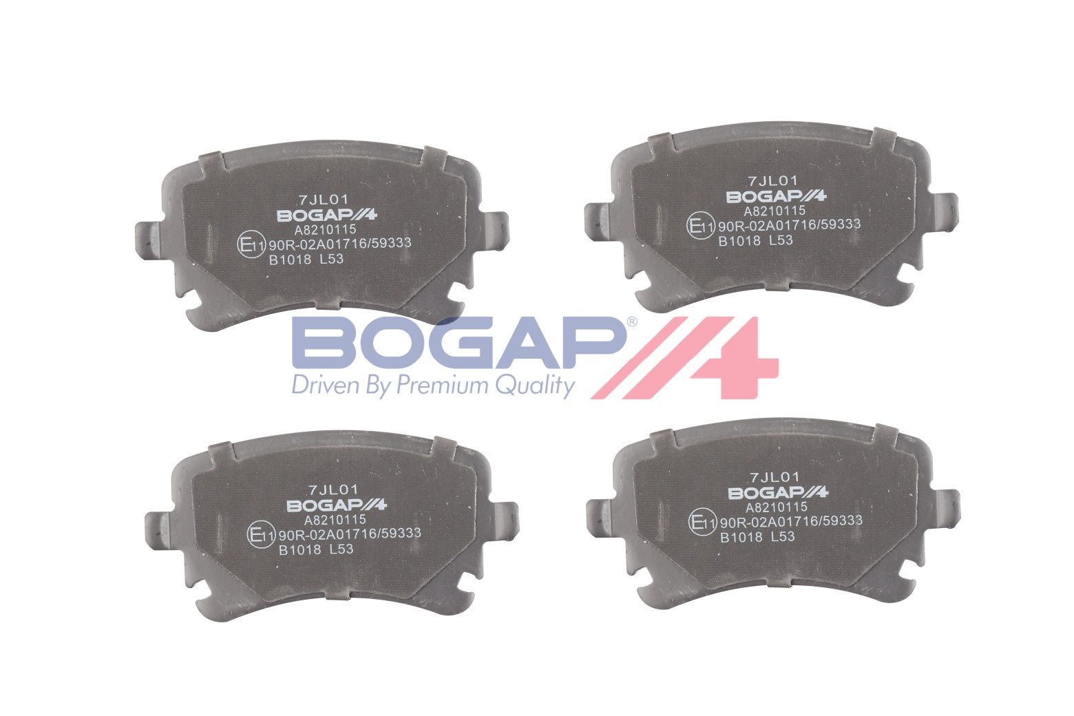 BOGAP A8210115 Brake Pad Set, Disc Brake