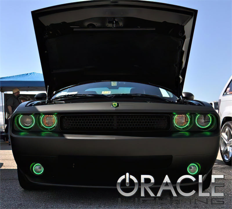 ORACLE Lighting Oracle 08-14 Dodge Challenger LED Fog Light Halo Kit - Amber