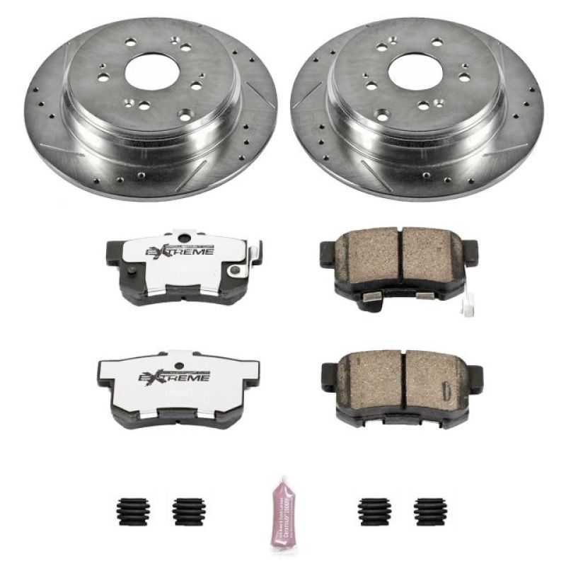 PowerStop Power Stop 07-09 Acura RDX Rear Z26 Street Warrior Brake Kit