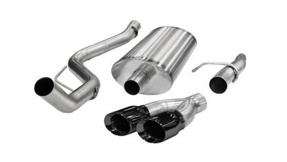 CORSA Performance Corsa 2011-2014 Ford F-150 5.0L V8 Black Sport Cat-Back Exhaust