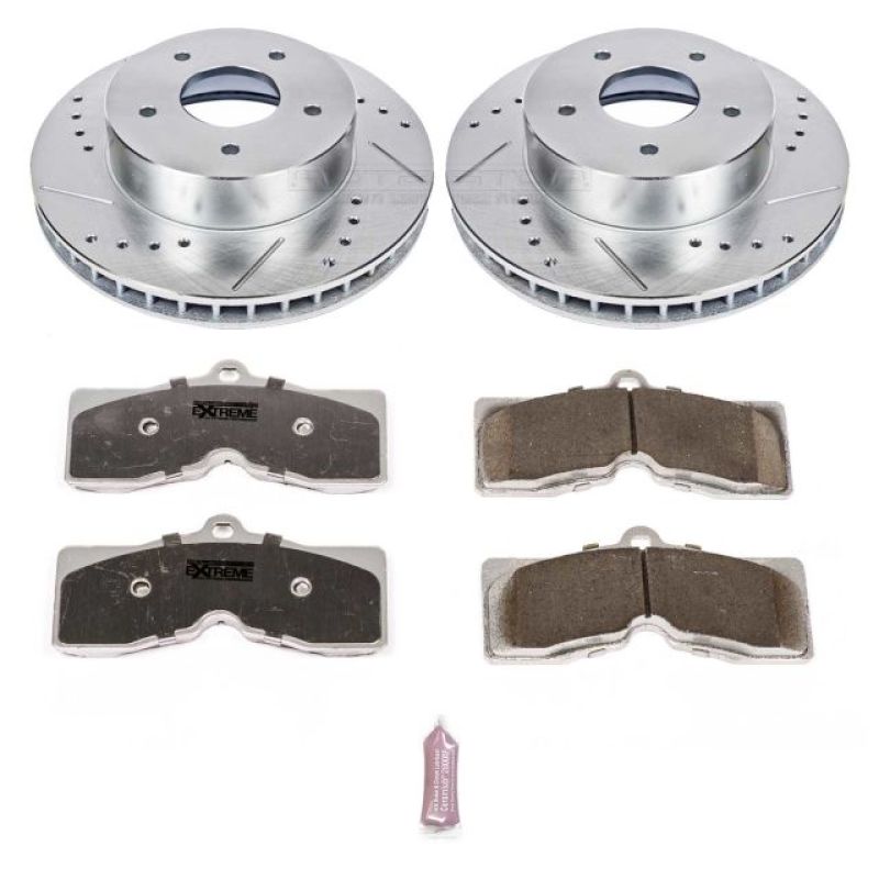 PowerStop Power Stop 63-82 Chevrolet Corvette Front Z26 Street Warrior Brake Kit