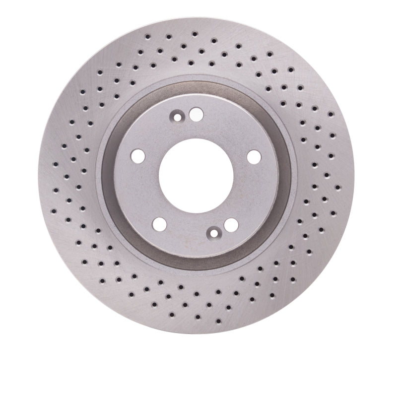 DFC 07-08 Hyundai Tiburon Front Drilled Brake Rotor